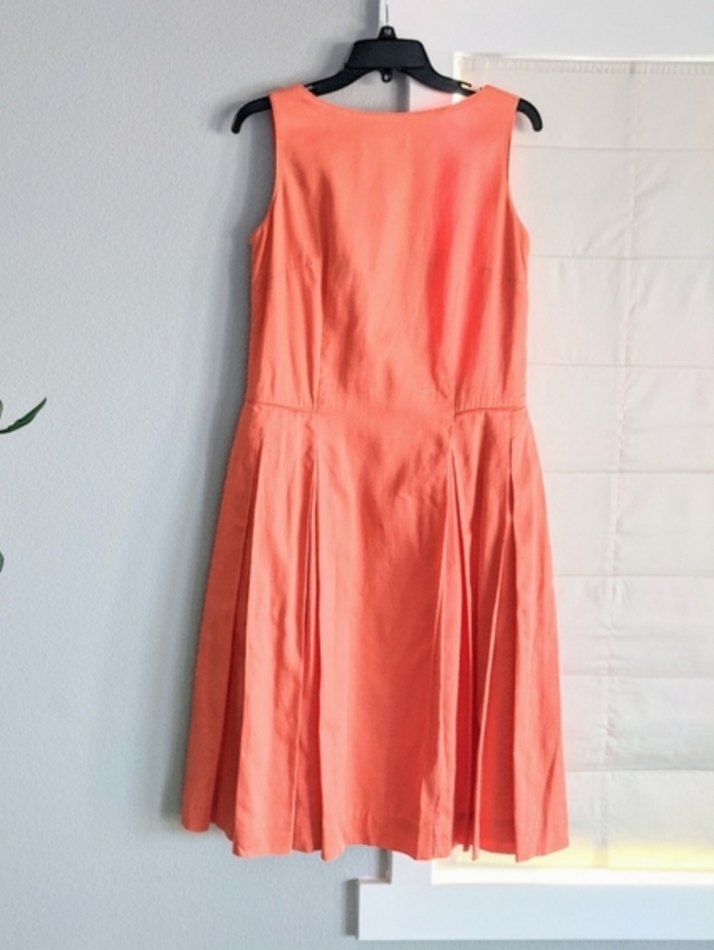 Issac Mizrahi For Target Dress Orange Full Skirt Sleeveless 6